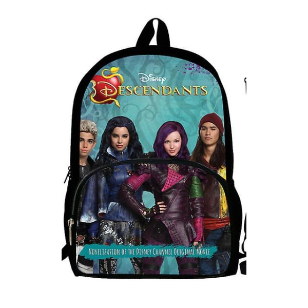 3 st Descendants 3 Ryggsäck Flickor Pojkar Pennfodral Skolväska Anime Cartoon Ryggsäck Laptop Laptop Present Till Barn[HK] only backpack1