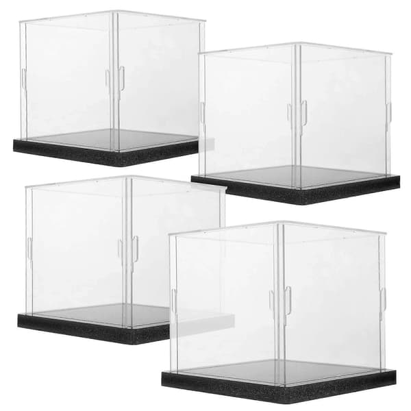 Transparenta akryldisplayboxar för samlarobjekt actionfigurer 4st Förvaring[HK]