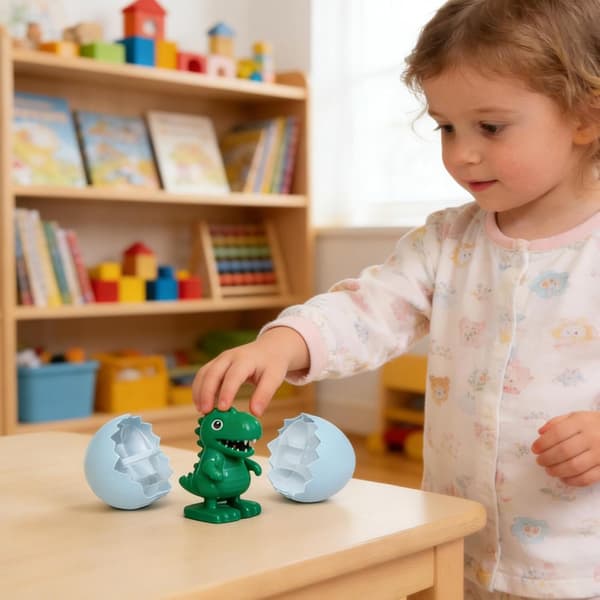 Capybara Egg Hatching Toy - Interaktive bærbare dyresamleobjekter, Capybara Hatching Eggs - for barn gutter jenter venner barn Yout[HK] 4