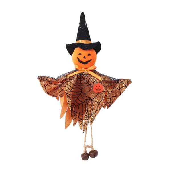 Pumpa Halloween-prydnad - Spökhäxdesign - 1 st [NC]