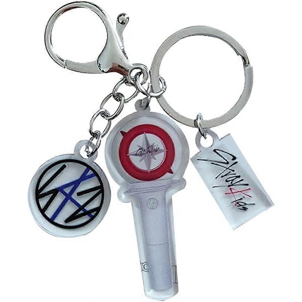 Stray Kids Light Stick Nøglering Tilbehør Nøglering Taske Ornamenter (STRAY KIDS)[HK] -