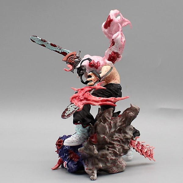 29cm Chainsaw Man Denji Anime Figur Pochita Staty Chainsawman Actionfigurer Pvc Staty Figur Dekoration Modell Dockleksaker[HK] 16cm no box