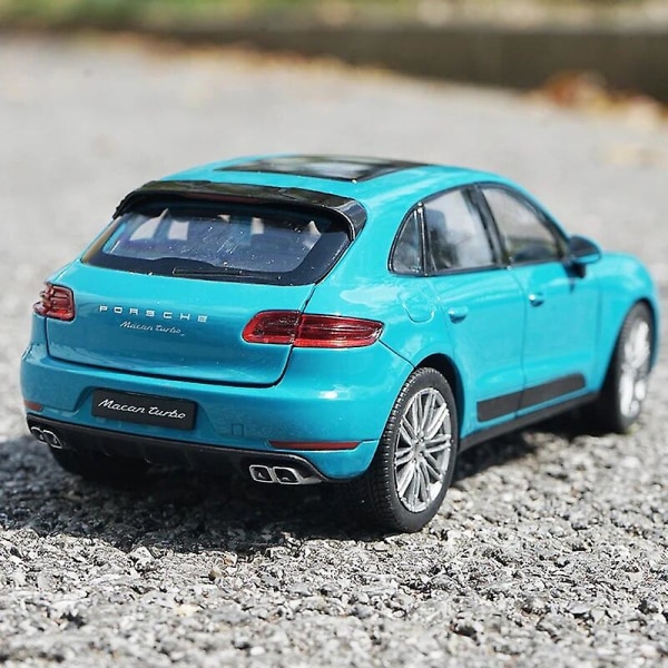 Welly 1:24 Porsche Macan Suv -valettu auto, painevalettu leluauto, pienoismalli, pienoismalliauto, lelut lapsille [HK] White