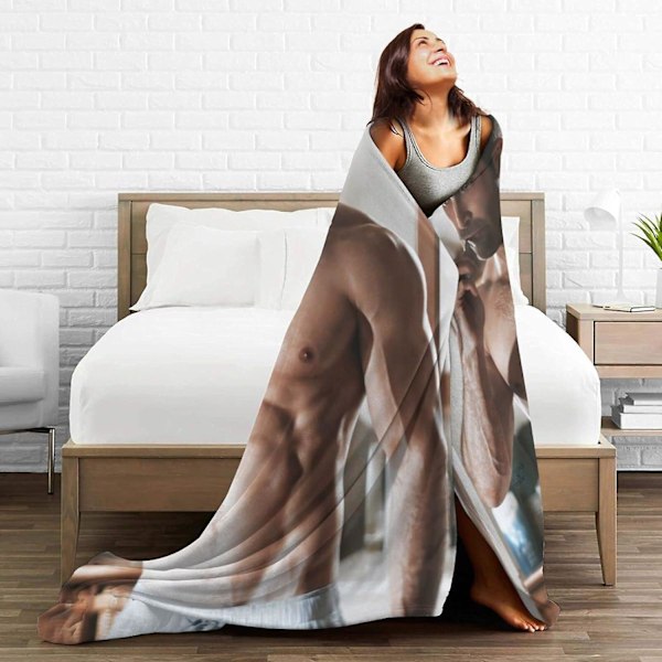 Tyler Actor Hoechlin Printet Letvægts Superblød Micro Fleece Plaid Passer til Sofa Seng Stue Sofa Stol ABD12882[HK] 50x40in 125x100cm