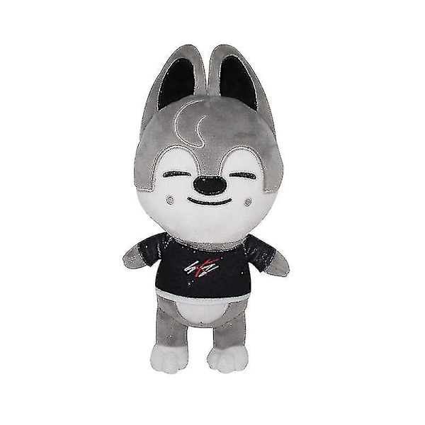 Skzoo Plus-lelut Stray Kids Piirroshahmo Täytetyt eläimet Nuket Bbokari Leebit Wolf Chan Puppym Lahja 20cm[HK] WalfChan