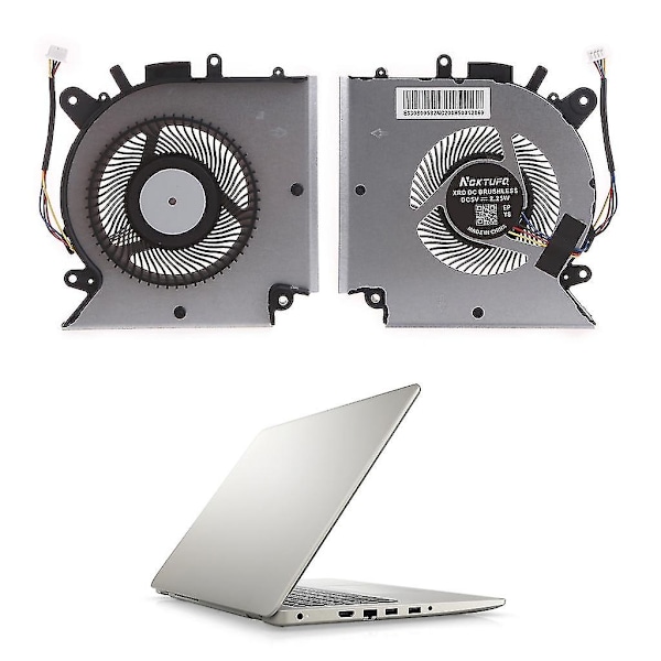 Ny kylfläkt för bärbar dator för Msi Katana Gf66 Gf76 11sc 11uc 11ud 11ue Notebook Radiator Dc 5v 1.0a 4-pin 4-wires Laptop-yezi[HK] size CPU