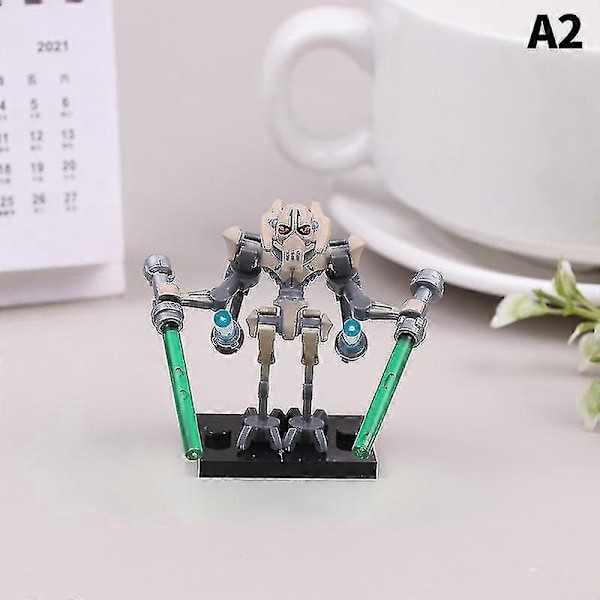 Anime Star Wars General Grievous Modell Monteringsbara Byggklossar Barnleksaker Present [HK] A2 Brown