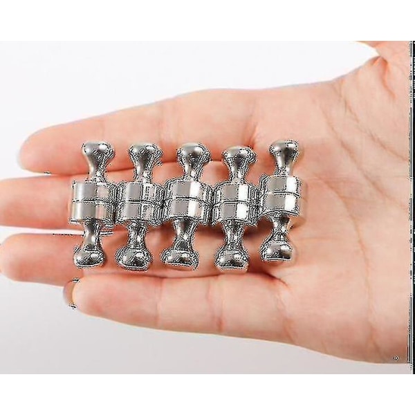 30 stk. Metal Magnetiske Push Pins - Praktiske Køleskabsmagneter, Perfekte Til Whiteboard Magneter, Kontormagneter, Kortmagneter [HK]