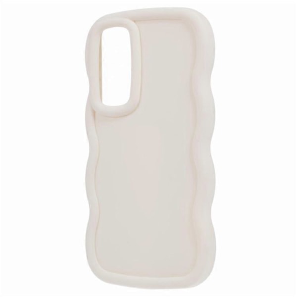 WANLONFENG XL-serien för Samsung Galaxy A05s 4G Skal Vågkant TPU-skydd med Härdat Glas Film[HK] Style B Multicolor