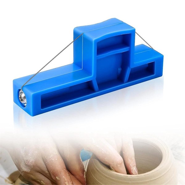 Vinkelskærende lerværktøj Ståltrådsfasskærer Lille keramik vinkelskærer Plast keramikbeskæring([HK])