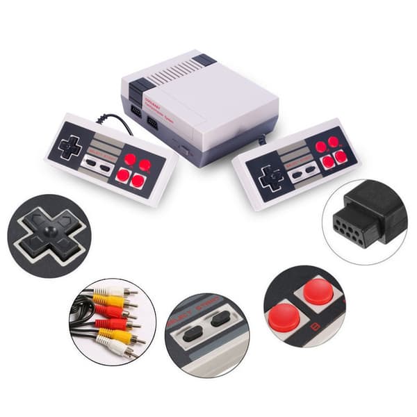 Nintendo Entertainment System NES-konsoll rød og hvit 8-bits spillkonsoll Europa og USA[C][NK]