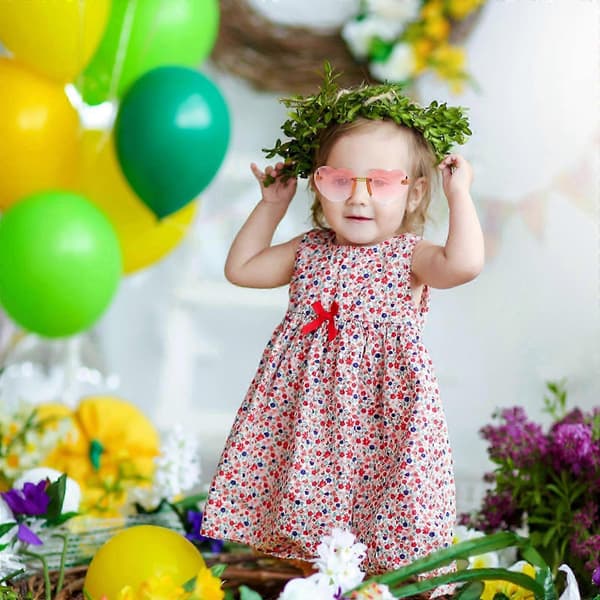 Børnefest brille-tilbehør 1 par rammeløse børnesolbriller[HK]