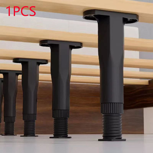 Justerbar højde centerstøtteben seng udskiftningsben til seng ramme, heavy duty seng center ramme slat støtteben til seng, stol[HK] Height 20cm