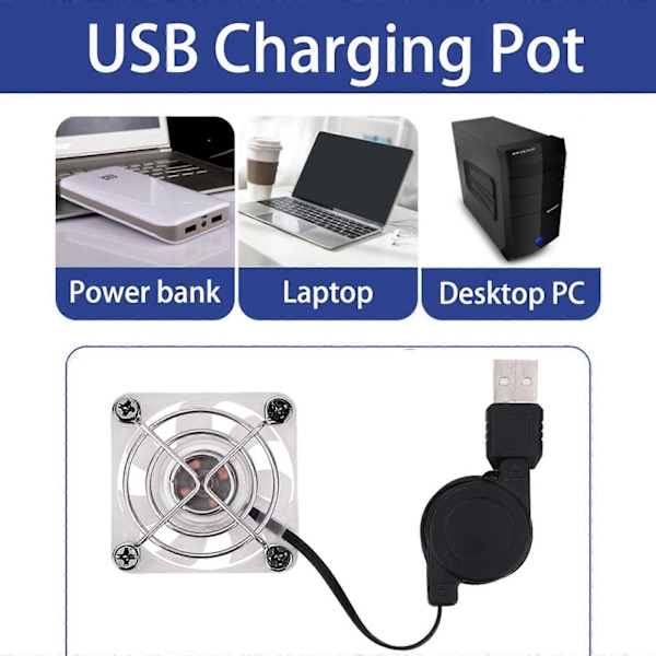 Mini Matkapuhelimen Jäähdytystuuletin Magneettinen Puhelimen Jäähdytin USB-Lataus Jäähdytys Artefakti Matkapuhelimen Jäähdytintarvikkeet [HK] A