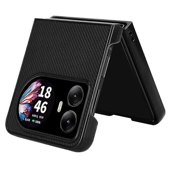 Til Blackview Hero 10 4G Etui Kulfibertekstur Stødsikkert PU+PC Telefoncover[HK] Style B Multicolor