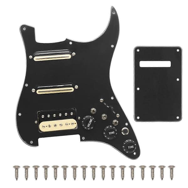 SSH-Coil Splitting Elgitarr Plektrumskydd 2 Mini Humbucker + 1 Humbucker + Tystnadsknapp Laddad Pre[HK] grey
