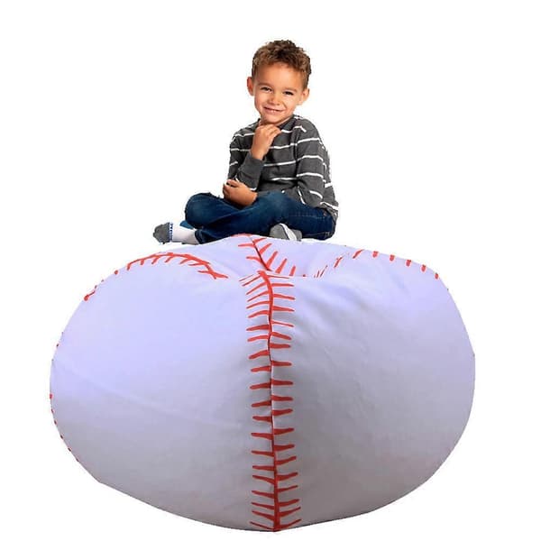 Sækkestol Baseball Style Opbevaringspose til Udstoppede Dyr 1 stk.[HK]