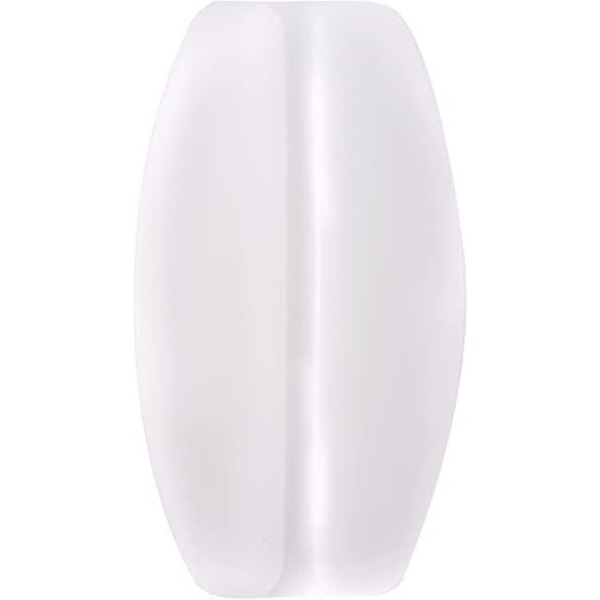 8 stykker BH-stroppuder Silikone BH-stroppudeholder Skridsikret smerteskulderpuder, hvid og kødrosa, 9,2 X 5 cm([HK])