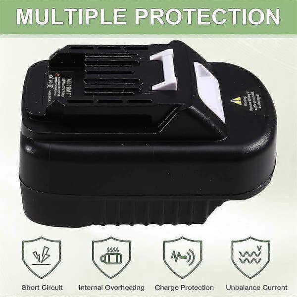 Adapter for 18V til 12V batterikonvertering for 12V trådløst elektroverktøy BL1016 BL1021B[HK]