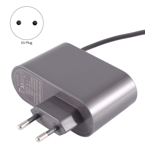 HK  Til støvsugeroplader Dc30 Dc31 Dc34 Dc35 Dc44 Dc45 Dc56 Dc57 Strømadapter EU-stik Grey
