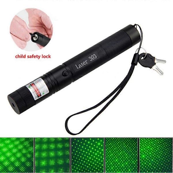 532nm Fokuserbar Laserpenna Multifunktionell Laserpekare för Presentationer[HK] Red Light