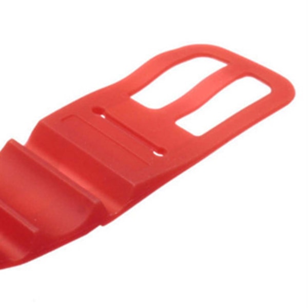 2 kpl Silikoninen Polkupyörän Puhelinteline Pyöräilyyn Korvaava Universaali Pyörän Puhelinteline Sininen[HK] 17.5x3.8x1cm Red