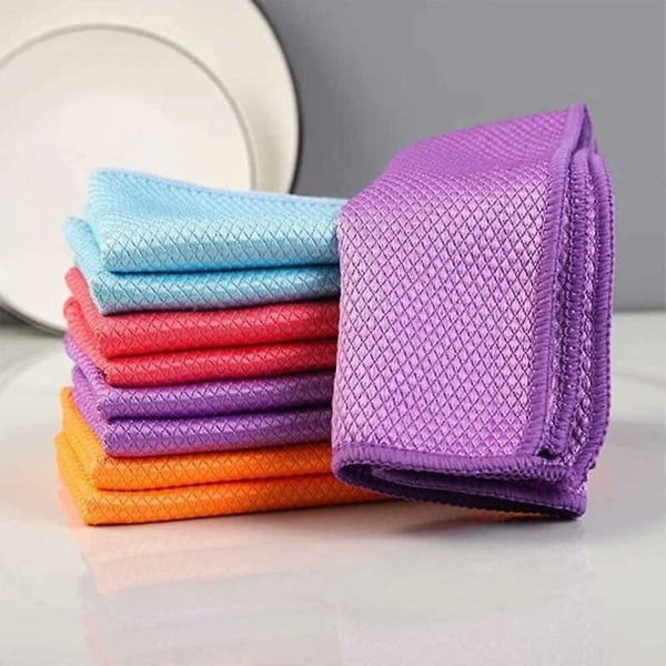 Mikrofiber Poleringsklud med Fiskeskæl 5 stk [HK]