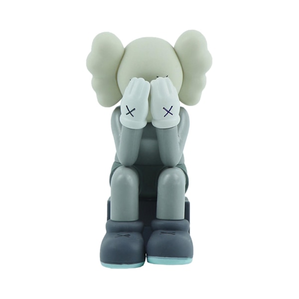 Kaws-modell i tecknad stil, konstleksak, actionfigur, samlarobjekt, modellleksakssamling, present [HK] grey