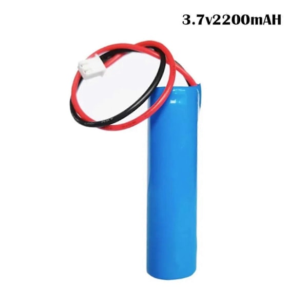 2200mAh 3.7V Oppladbart Batteri Akkumulator Fiske LED Lys Bluetooth Høyttaler B1[HK]
