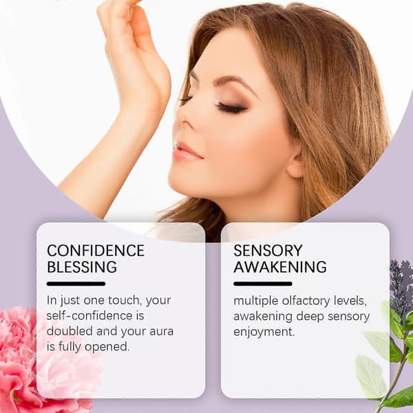 Dame Langvarig Blomster Roll-On Parfyme Bærbar, Avslappende, 15ml[HK]