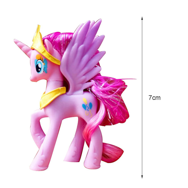 1 st 14cm My Little Pony Månprinsessa Actionfigur PVC Dock Barnleksak Samling  3  [HK]