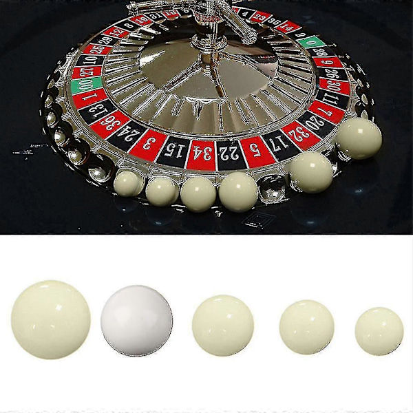 3 kappaletta pelin korvaava pallo rulettipallo kasino ruletti [HK] 20MM