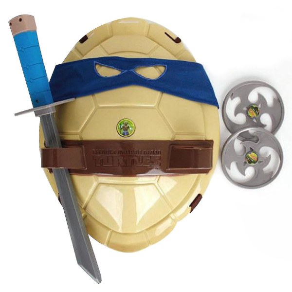 Ninja Turtle Super Hero Cosplay Kostym Födelsedagsfestfavoriter för barn-r[HK] blue