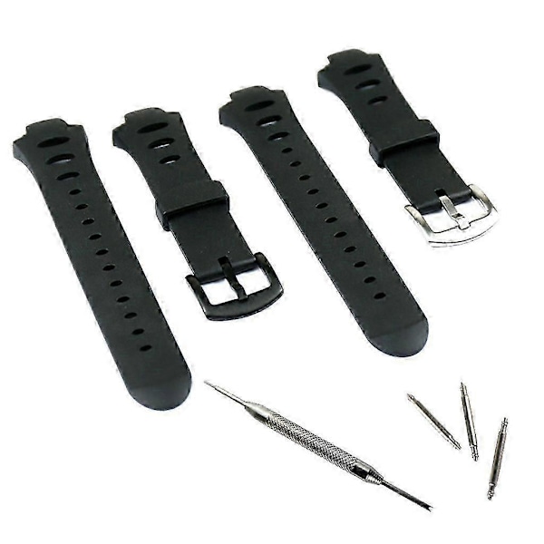 18mm Svart Gummi Klockarmband/Rem Suunto Observer SR[HK]