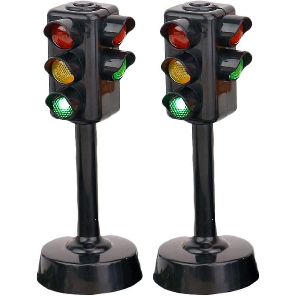 2st Trafikljusleksak Rolig tidig pedagogisk leksak Trafikljus modellleksaker Trafiksignalleksaker tidig utbildningsleksakstrafikmodell för barn[HK]