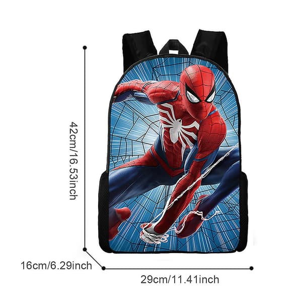 Superhjälte Spiderman Barn Ryggsäck Skola Bokväskor Ryggsäck Resväskor Axelväskor Presenter[HK] 1