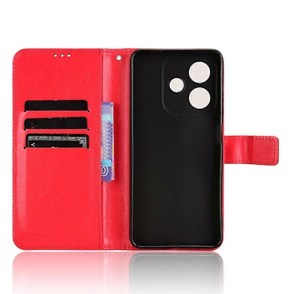 For Oppo A3 4G/A3 5G/A3x 4G/A3x 5G/A40M 4G/A40 4G/A3i 5G/A60 5G Deksel PU Lær Telefon Lommebok Etui [HK] Style C Multicolor