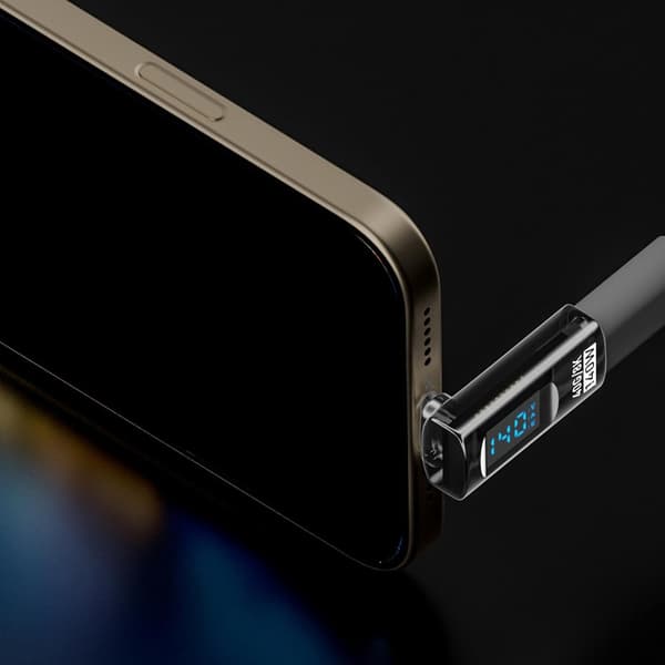 2 stk Type C-adapter, USB-C hann til hunn-adapter, 140W Type C-adapter, USB-C-adapter med 8K digital skjerm, 40 Gbps Type C-kontakt [HK] Black