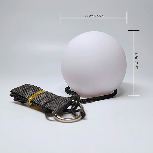 Ed Luminous Hand Throwing Ball Button Färgglad Luminous Throwing Ball Luminous Toy[HK]