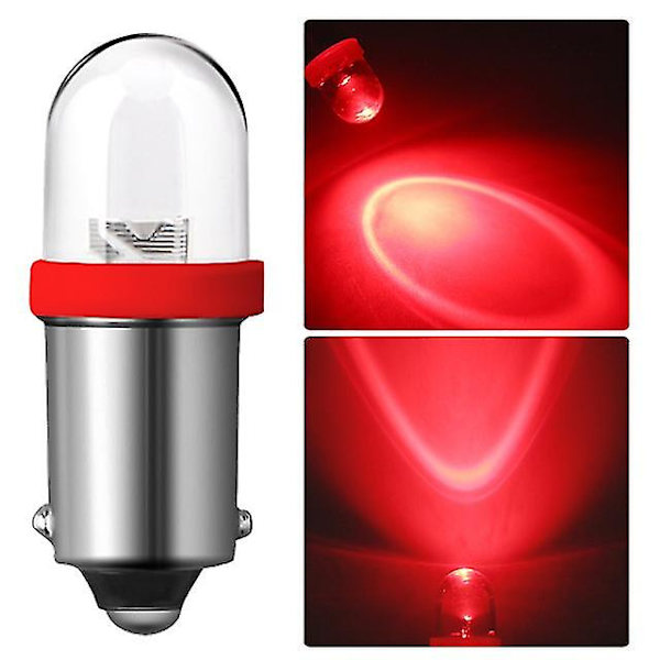 10 st 12v 53 57 T11 T4w Ba9s T4w 1895 Instrumentpanel Karta Lampa Inredning Kupé Dörr Signal Ljus Glödlampa Instrumentkluster Lampor[hk] Red