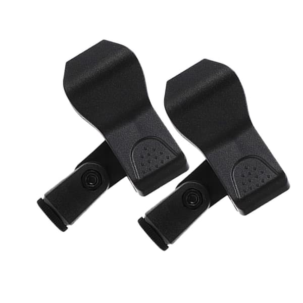 Universelle mikrofonclips for nem installation 2 stk. sorte plastholdere [HK]