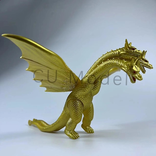 Ny modell Actionfigur Godzilla VS King Ghidorah Film 15cm Modell King Of The Monsters Mjuka Limfogarner Leksaker För Barn Pojkpresent King Ghidrah 15cm