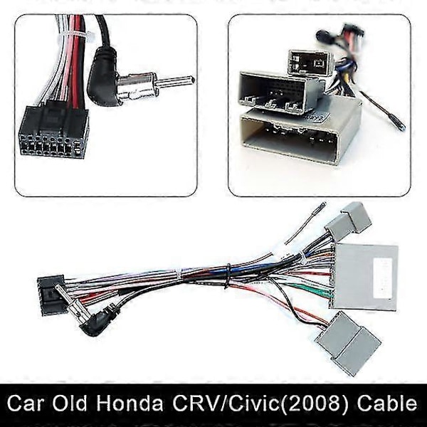 Strömkontakt 2 Din Bil Android Radio Kabel Universal[HK] Honda old CRV