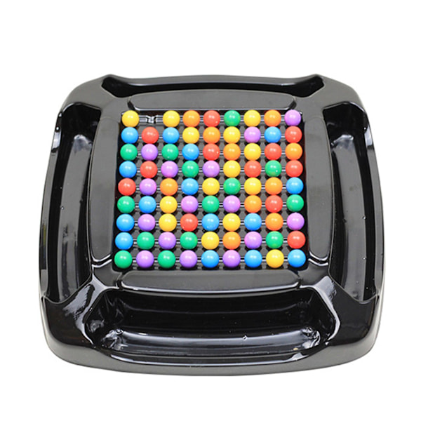 Regnbuekule Matchingsleke Fargerikt Morsomt Puslespill Sjakkbrettspill med 48 stk/80 stk Fargede Perler for[HK] 80 Particles