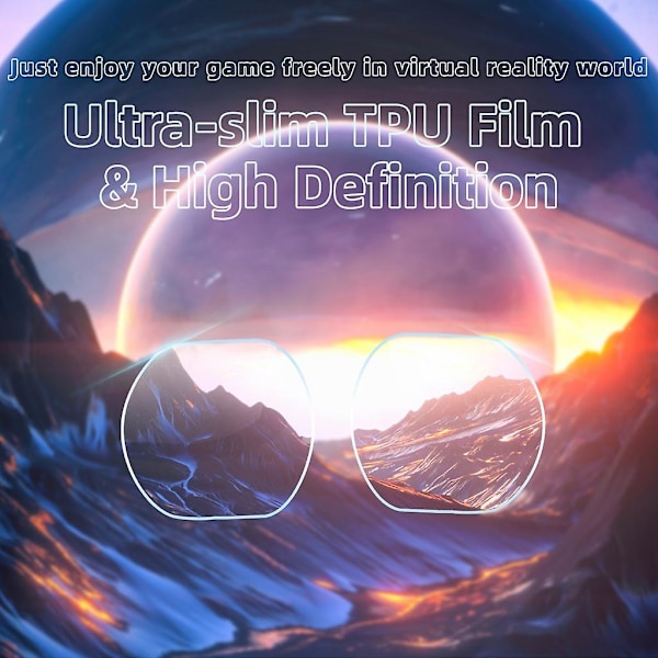 4st Anti-blått Ljus VR Lins Skyddsfilm för PS VR2 Glasögon VR Linsfilm[HK]