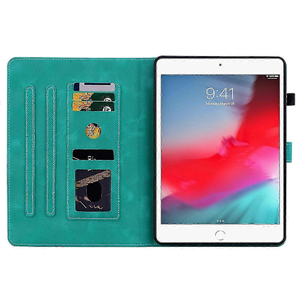Emed Læder Etui Til iPad mini 5 / 4 / 3 / 2 / 1[HK] Green