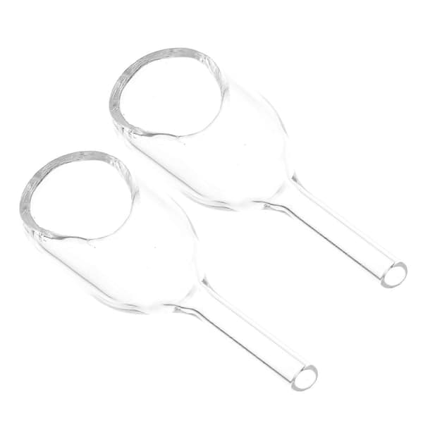 Transparent Glas Vejebåd Sæt til Eksperiment 2 stk Holdbare Laboratorietragte[HK]