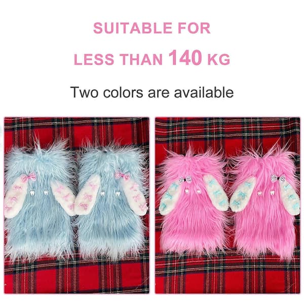 Långa stövlar Carnival Guard Pälsfoder Skydd Par JK Uniform Rosa[HK] Blue
