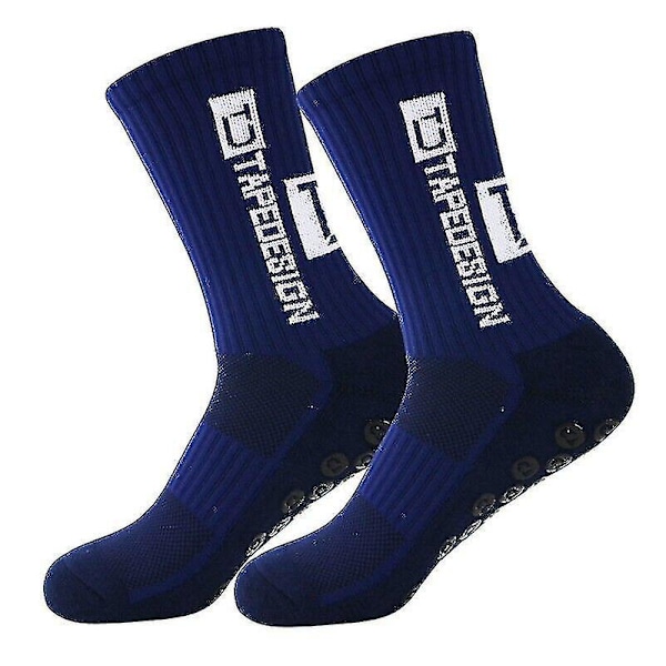 3 stk. Tapedesign Grip Sokker[HK] Navy blue