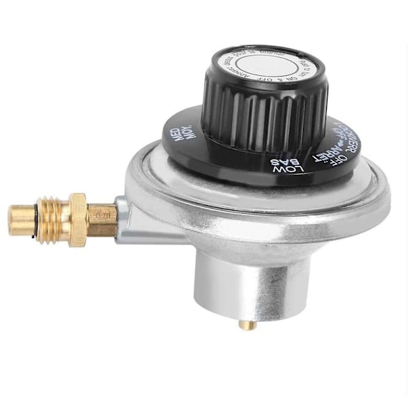 1\"-20unf Propangas Justerbar Regulator Lavtryk Bbq Grill Kontrolventil X-t[HK]